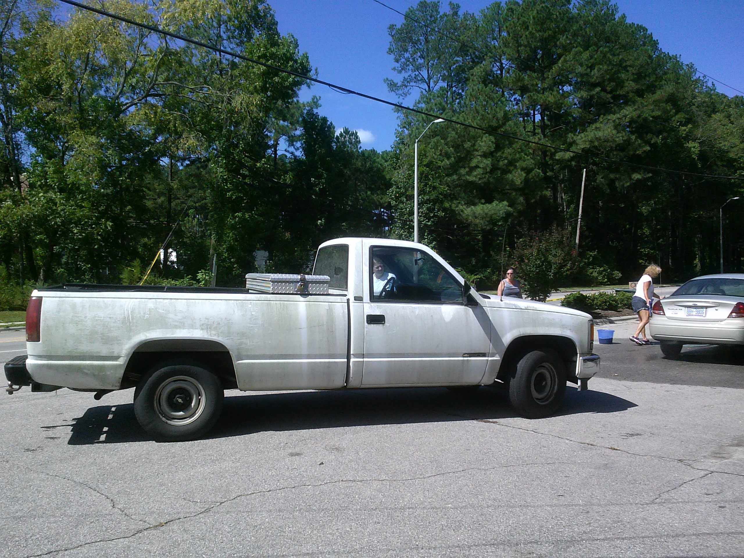 A very dirty truck