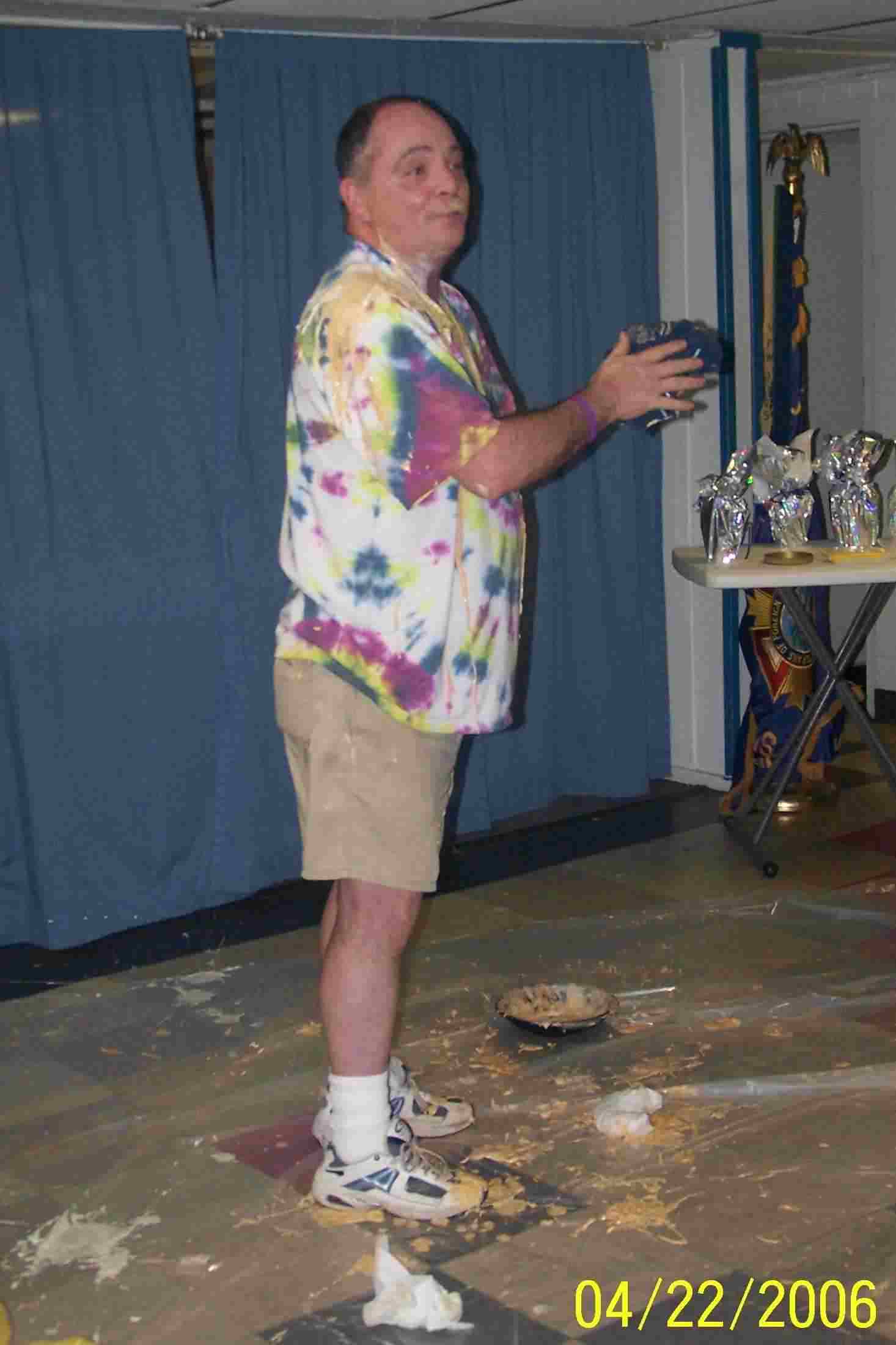 Mac's Mess after he gets his pie