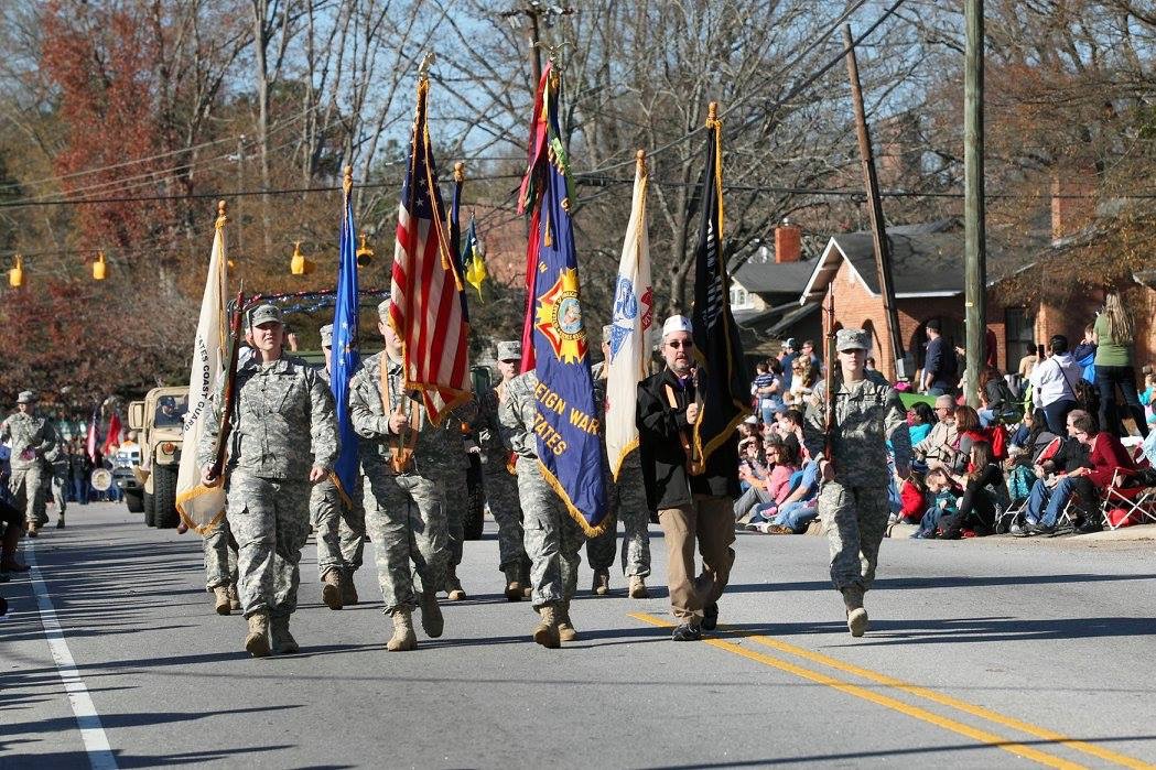 Leading the parade