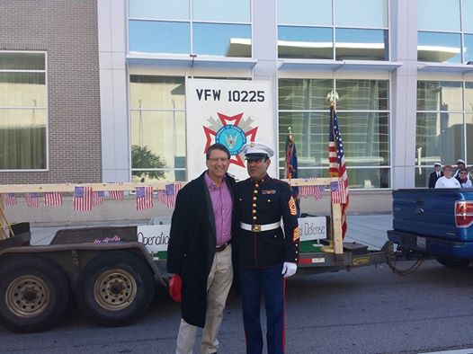 side pix of Veterans Day Parade