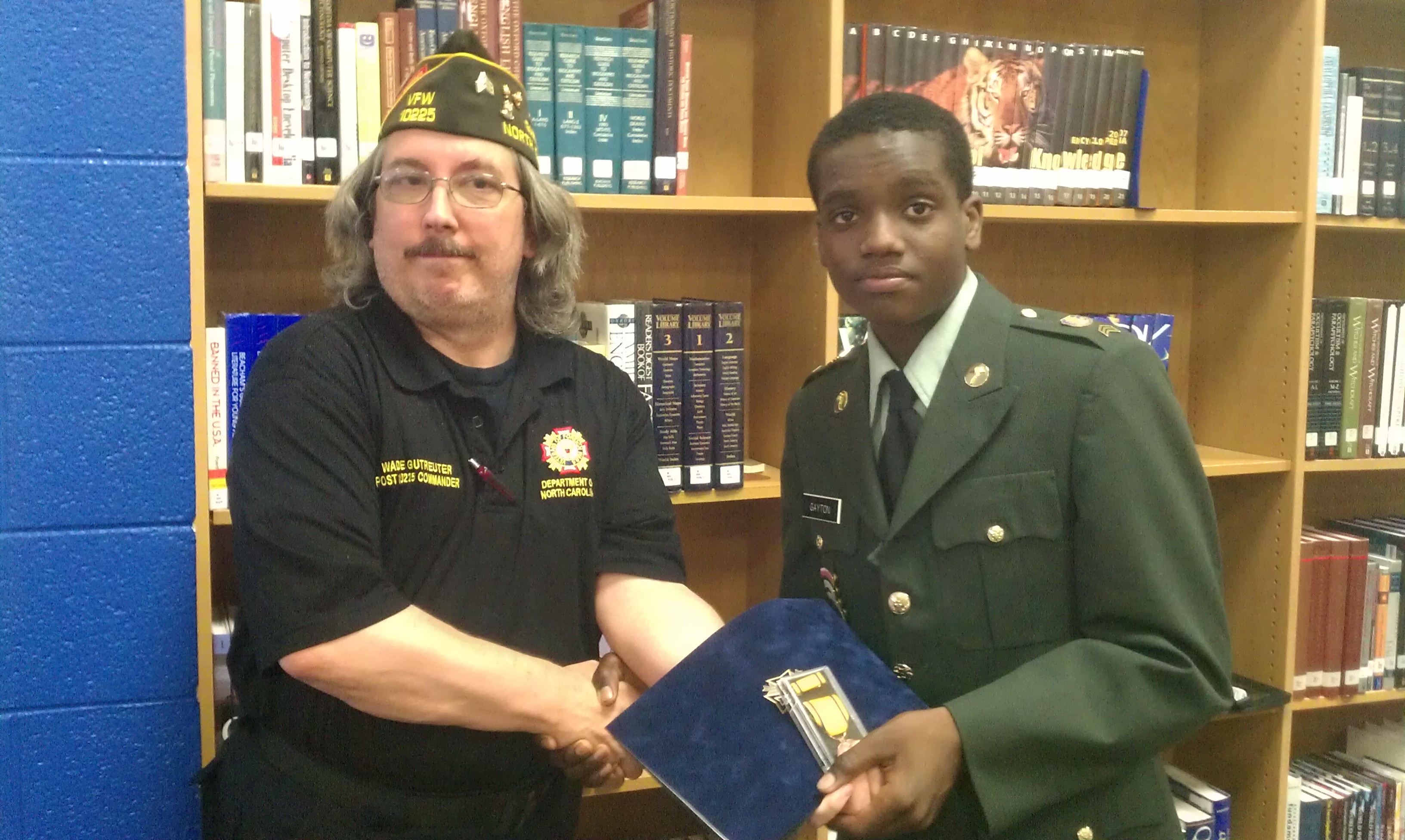 Pix of Post 2013 JROTC award winner